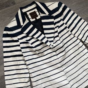 The Limited White and black blazer